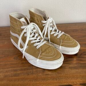 Vans Sk8 Hi Eco Theory Peace & Leaf Hi-Top Sneakers Shoes - Size 8